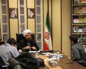 دیدار مدیر عامل موسسه بین المللی سفیران صبح با آیت الله هادوی تهرانی
