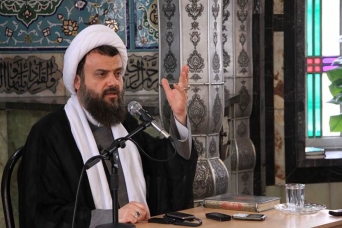درس اخلاق آیت الله هادوی تهرانی در مدرسه علمیه امیرالمؤمنین تهران